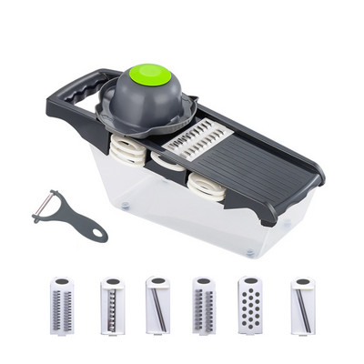 Mandolina Rezač povrća Rezač Rende Višenamjenski julienner za povrće Podesive sigurne oštrice Rende Kuhinjski pribor