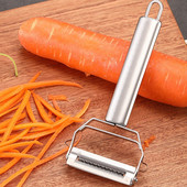 Dva u jednom, višenamjenska ribalica za krumpir i mrkvu, rezač za povrće, višenamjenska rezačica za guljenje od nehrđajućeg čelika