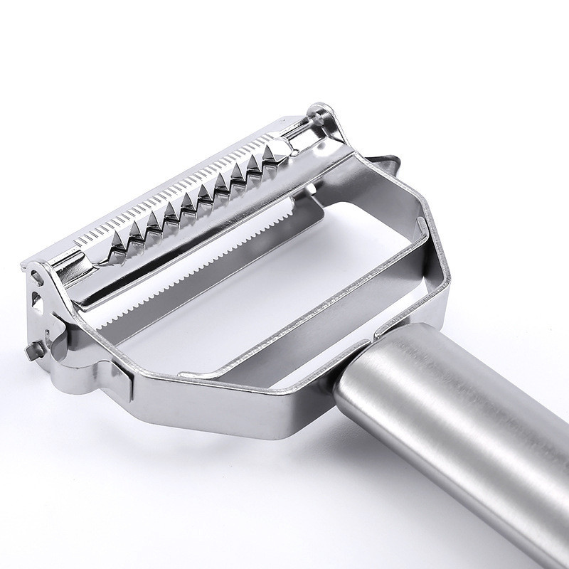 Dva u jednom, višenamjenska ribalica za krumpir i mrkvu, rezač za povrće, višenamjenska rezačica za guljenje od nehrđajućeg čelika