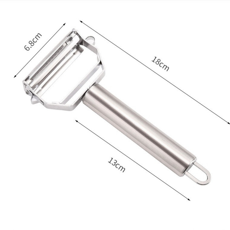 Dva u jednom, višenamjenska ribalica za krumpir i mrkvu, rezač za povrće, višenamjenska rezačica za guljenje od nehrđajućeg čelika