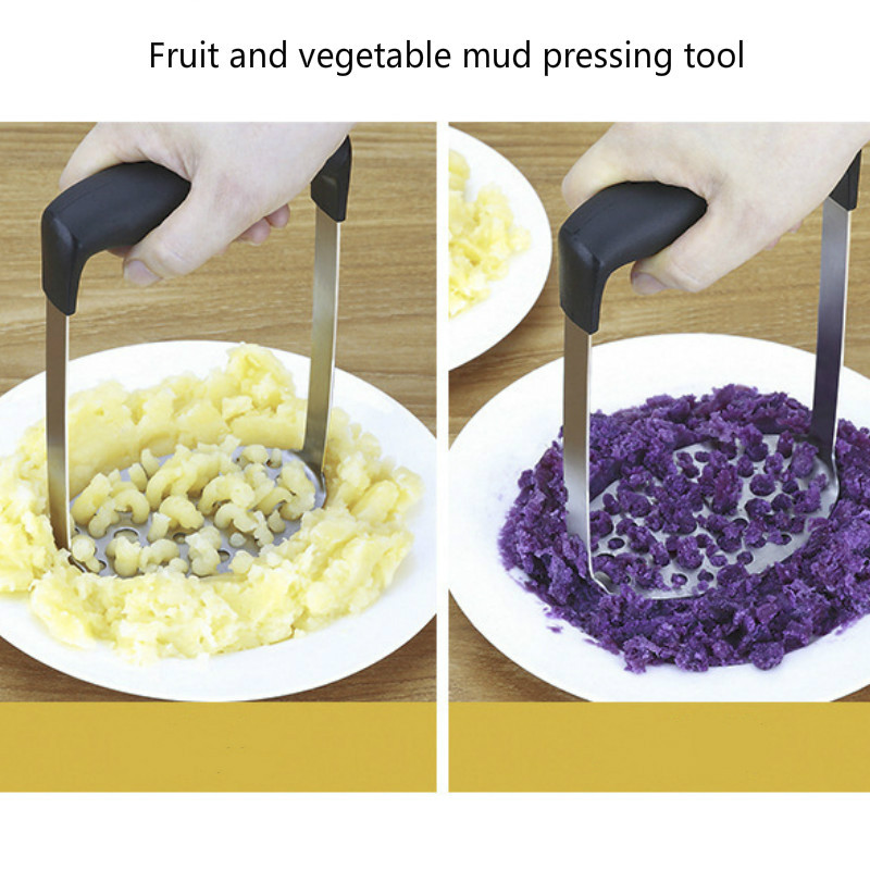 Izdržljiva porozna preša za pire krumpir, alat za pire, ručna drobilica za kašu od povrća i voća, praktičan kuhinjski dodatak