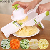 Rebanadora de mandolina con 5 hojas de pelador Multi hoja prilagodljiva mandolina vegetal zanahoria rallador de cebolla