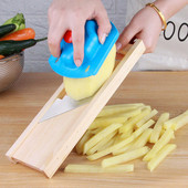 Zöldségvágó rozsdamentes acél penge kézi aprító burgonya uborka sárgarépa szeletelő reszelő hullámos szeletelő konyhai eszközök
