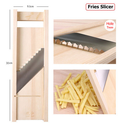 Zöldségvágó rozsdamentes acél penge kézi aprító burgonya uborka sárgarépa szeletelő reszelő hullámos szeletelő konyhai eszközök