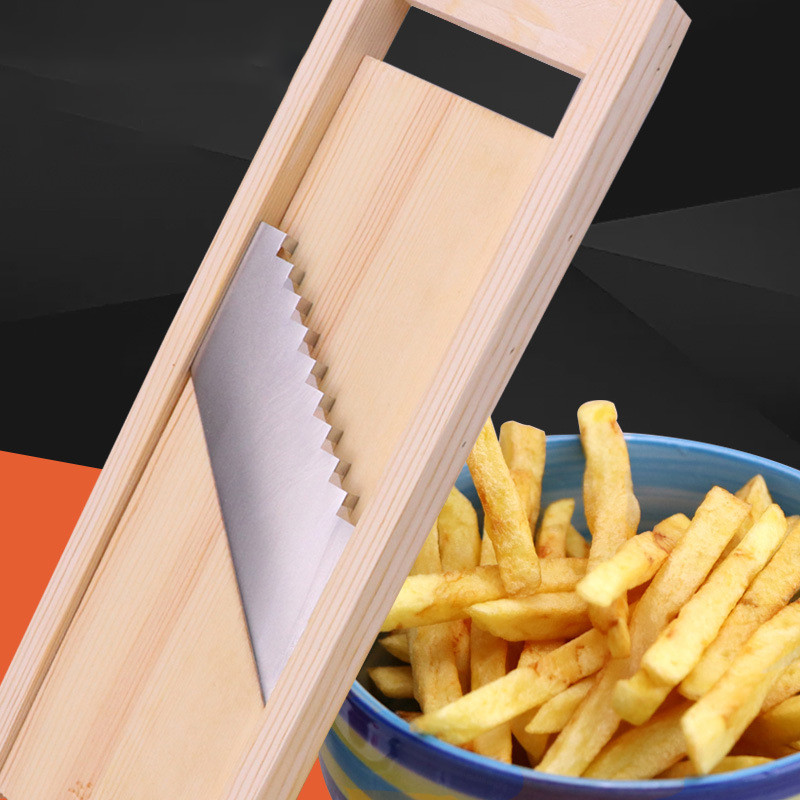 Zöldségvágó rozsdamentes acél penge kézi aprító burgonya uborka sárgarépa szeletelő reszelő hullámos szeletelő konyhai eszközök