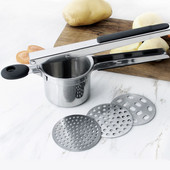 Bulvių smulkintuvas daržovių grūstuvas nerūdijančio plieno grūstų vaisių grūstų bulvių košės spaudimo įrankis