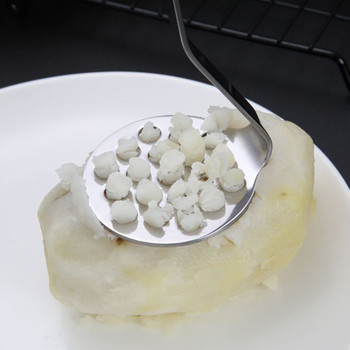 1 τεμ. Gadget κουζίνας από ανοξείδωτο χάλυβα Εργαλείο μαγειρέματος πιεστηρίου πατατών Πουρέ πατάτας Αξεσουάρ κουζίνας