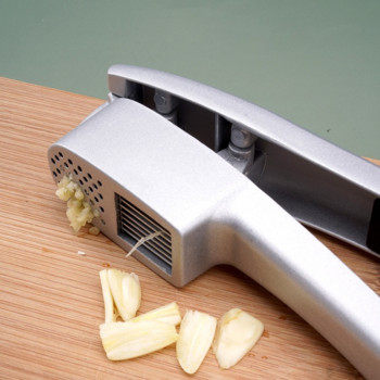 Χειροκίνητη πρέσα σκόρδου από ανοξείδωτο χάλυβα Τρίφτης σκόρδου Τρίφτης τζίντζερ Πρέσα Αξεσουάρ κουζίνας Gadgets κουζίνας