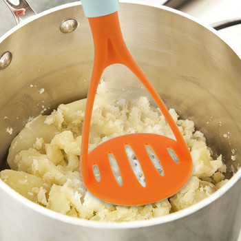 Potato Masher Tool Masher Εργαλείο κουζίνας για φασόλια και φρούτα Ενσωματωμένο μίξερ χειρός για συσκευές κουζίνας Hand Potato Masher with