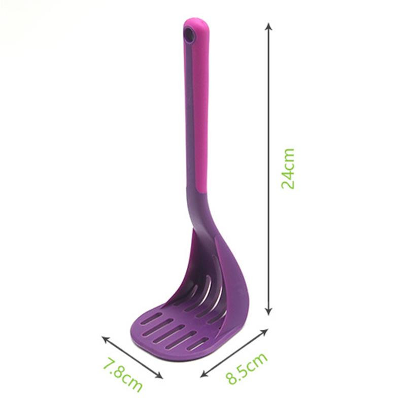 Mașină de zdrobire de mână din plastic pentru piure de cartofi neted Concasor de presă Produs de suc pentru piure Unelte de bucătărie pentru fructe și legume