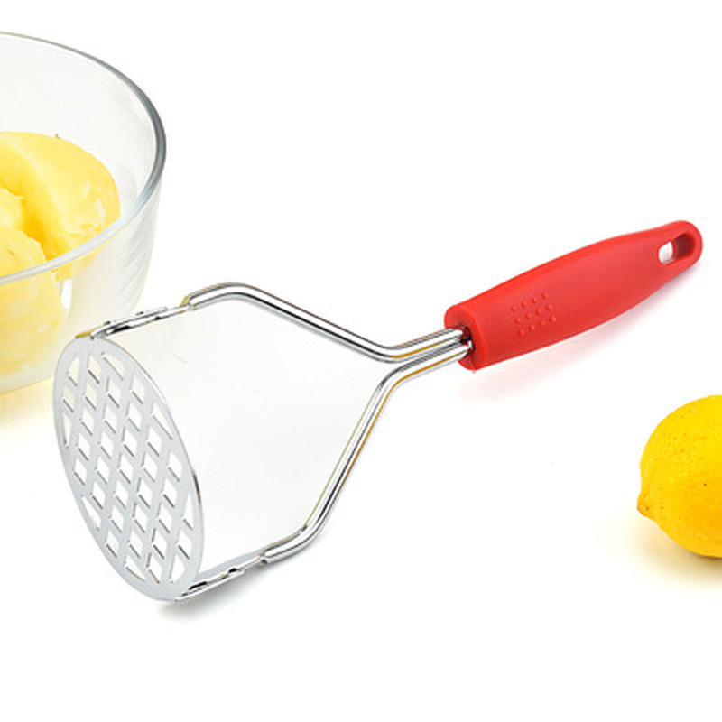 Mașină de împingere a cartofilor din oțel inoxidabil Mașină de zdrobire de cartofi Presă de piure Produs de suc de fructe Piure neted Piure de cartofi Concasor de cartofi Instrumente pentru fructe
