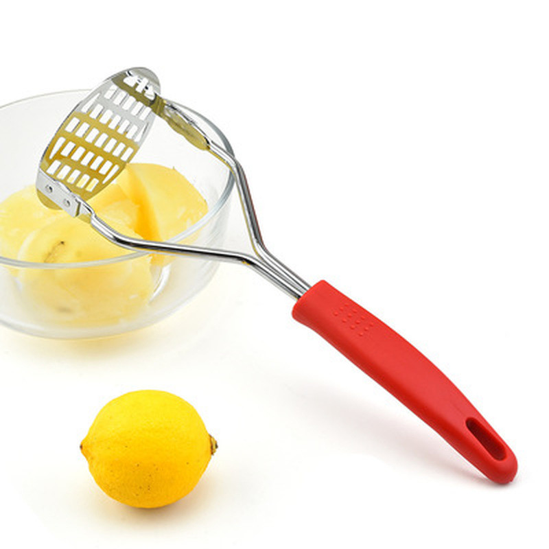 Mașină de împingere a cartofilor din oțel inoxidabil Mașină de zdrobire de cartofi Presă de piure Produs de suc de fructe Piure neted Piure de cartofi Concasor de cartofi Instrumente pentru fructe