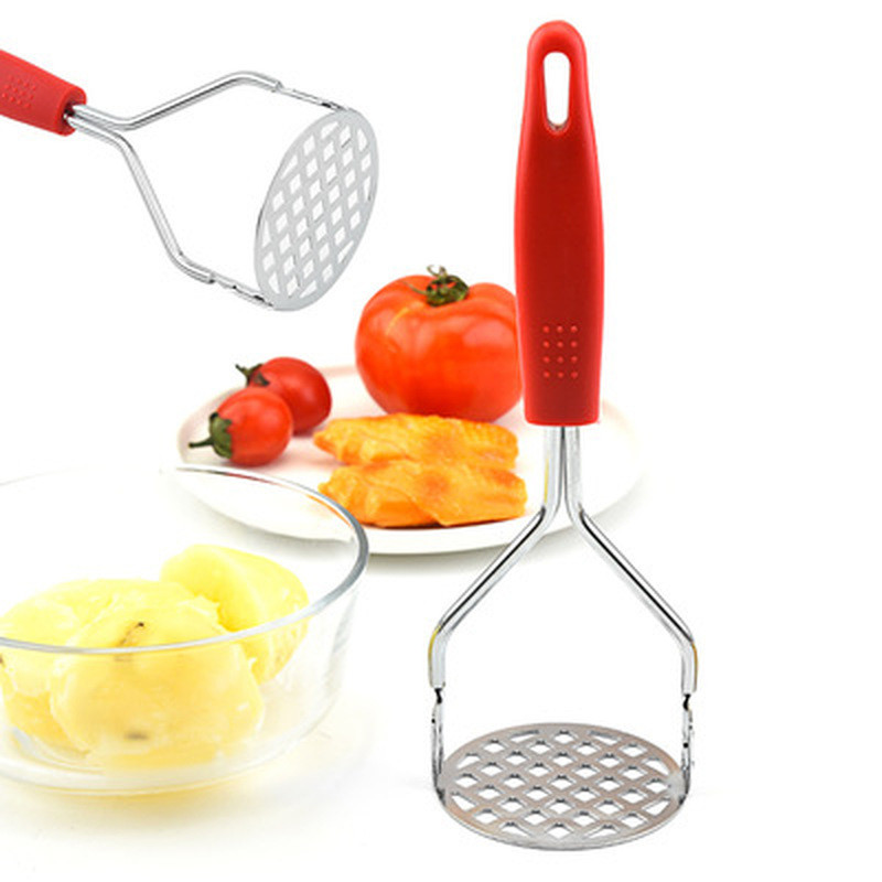 Mașină de împingere a cartofilor din oțel inoxidabil Mașină de zdrobire de cartofi Presă de piure Produs de suc de fructe Piure neted Piure de cartofi Concasor de cartofi Instrumente pentru fructe