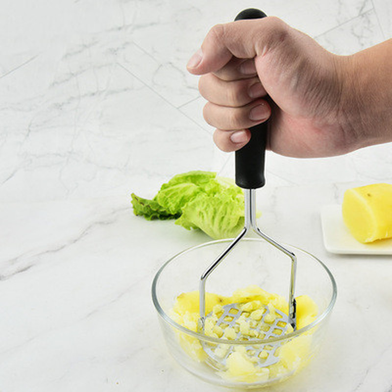 Mașină de împingere a cartofilor din oțel inoxidabil Mașină de zdrobire de cartofi Presă de piure Produs de suc de fructe Piure neted Piure de cartofi Concasor de cartofi Instrumente pentru fructe