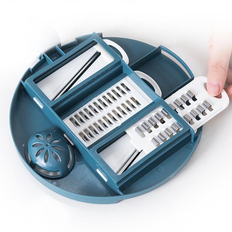 Višenamjenske ribeži Sjeckalica za krumpir Mrkva Krastavac Rezač Sjeckalice s cjedilom za kuhinjski alat za povrće