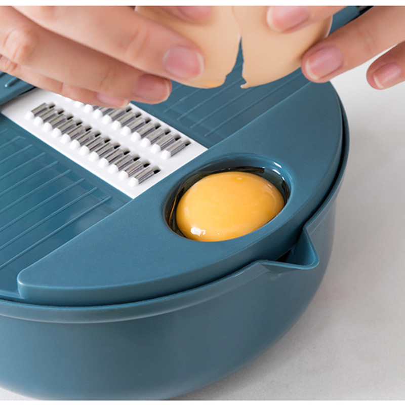 Višenamjenske ribeži Sjeckalica za krumpir Mrkva Krastavac Rezač Sjeckalice s cjedilom za kuhinjski alat za povrće