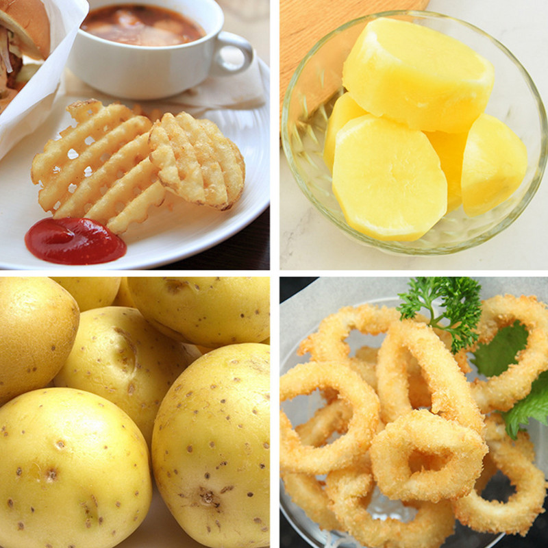 Rozsdamentes acél préselt burgonyanyomó fa nyelű gyümölcslé készítő Lila burgonya sütőtök sárnyomó konyhai kütyük