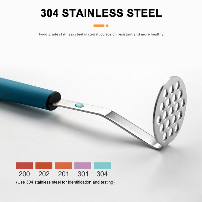 Gnječilice za krumpir od nehrđajućeg čelika Alati za pritisak od blata od češnjaka Preša za voće i povrće Sokovnik za kuhinju Pribor za kuhanje