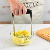 Presă de cartofi Concasor manual pentru piure de uz casnic Instrument de bucătărie din oțel inoxidabil