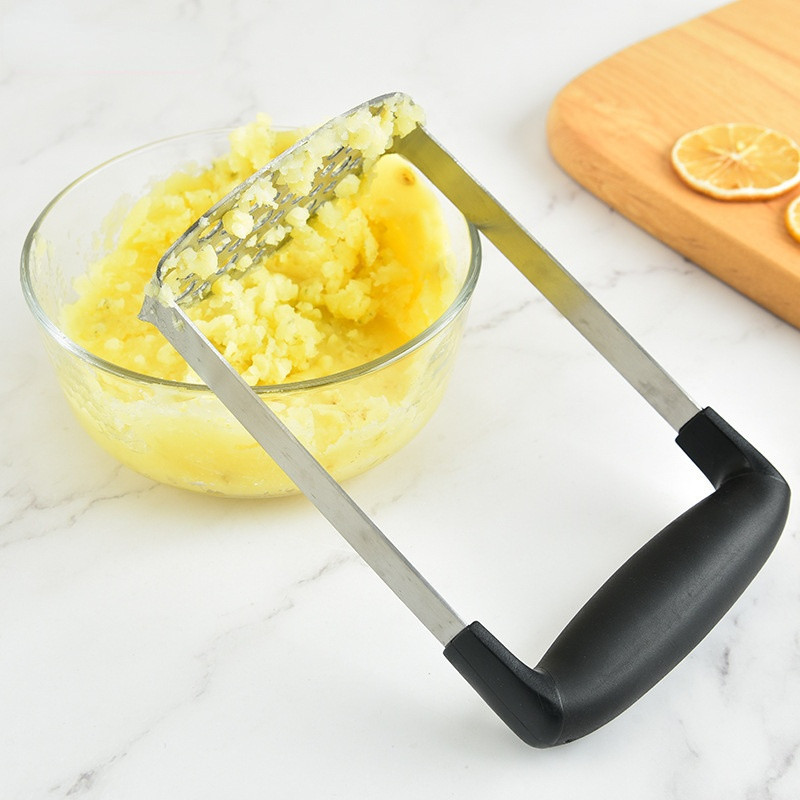 Presă de cartofi Concasor manual pentru piure de uz casnic Instrument de bucătărie din oțel inoxidabil