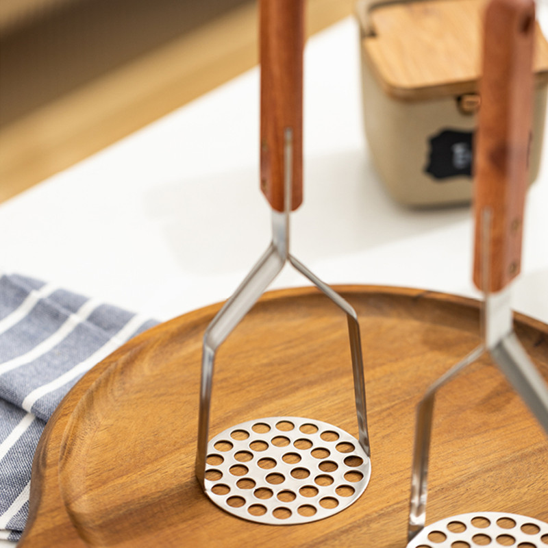 Nerūdijančio plieno spaustų bulvių grūstuvas sulčių virimo aparatas bulvių purvo stūmiklis Sklandus grūstuvas bulvių grūstuvas vaisių mašina virtuvės priedai