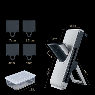 1 buc Răzătoare pentru tăietor de legume pentru tăietor de varză Tocător feliere multiplă Cuțit morcovi Fructe Gadgets Unelte pentru tăiat carnea legumelor