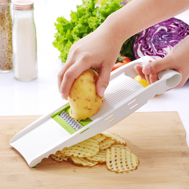 Tăiător de Legume Răzătoare Multifuncțională Cu 5 Lame Articole Multifuncționale Și Accesorii De Bucătărie
