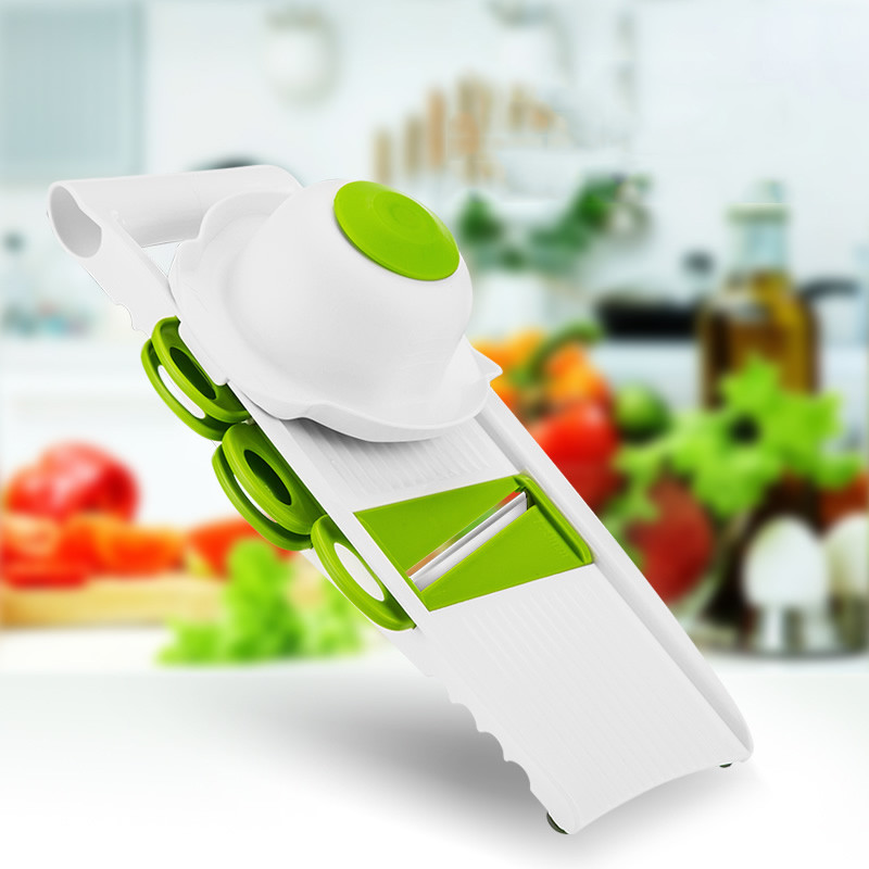 Tăiător de Legume Răzătoare Multifuncțională Cu 5 Lame Articole Multifuncționale Și Accesorii De Bucătărie