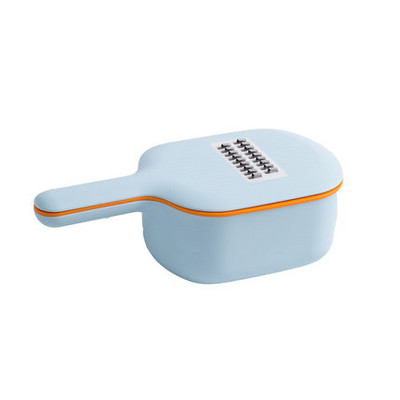 8 db PP rozsdamentes acél zöldségvágó mandolin szeletelő hámozó tároló kosárreszelő konyhai eszköz burgonya sárgarépa sajthoz