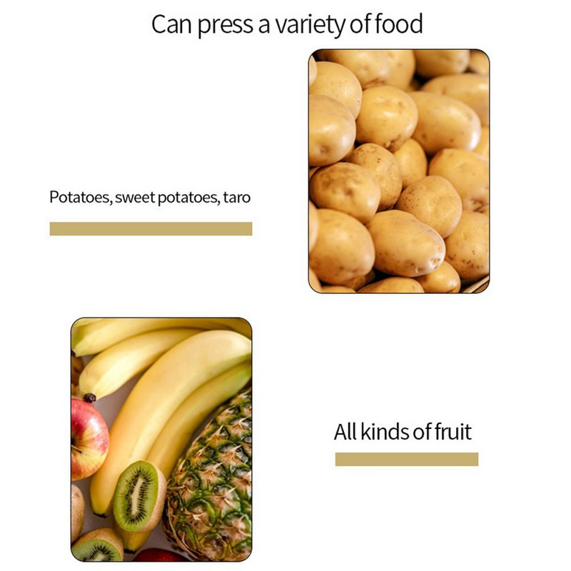 Gnječilica za krumpir Preša za krumpir od nehrđajućeg čelika Gnječilica za blato Kućanska kuhinja Gnječilica za povrće i voće Alat za kuhanje Kuhinjski pribor