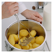 Alati za gnječenje krumpira valovitog oblika od nehrđajućeg čelika Kuhinjski rezač voća i povrća Drobilica Restoran Kuhinjski pribor Alati