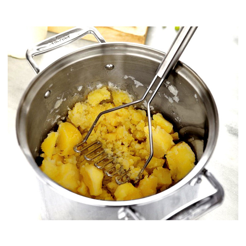 Alati za gnječenje krumpira valovitog oblika od nehrđajućeg čelika Kuhinjski rezač voća i povrća Drobilica Restoran Kuhinjski pribor Alati