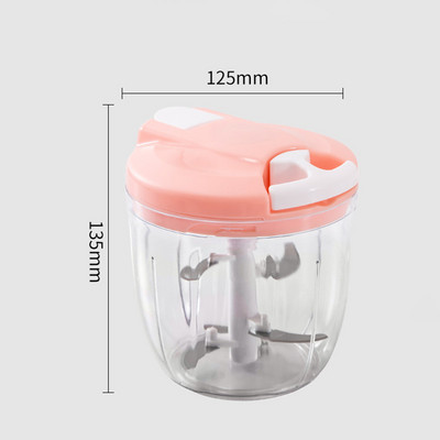 Rankinis maisto smulkintuvas daržovėms vaisiams Svogūnų smulkintuvas Traukiamas smulkintuvas Blenderis Maišytuvas Česnakų smulkintuvas Virtuvės priedai Įtaisai