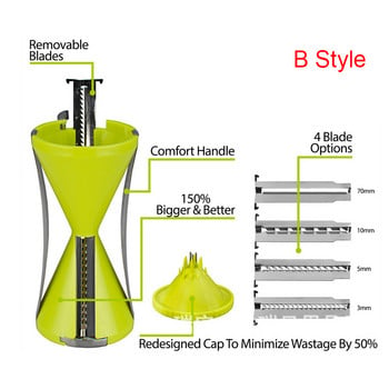 Σπειροειδής κόφτης λαχανικών Σπειροειδής κόφτης καρότων για σπαγγέτι λαχανικών Σαλάτα κοπής κουζίνας Gadget Εργαλεία μαγειρέματος