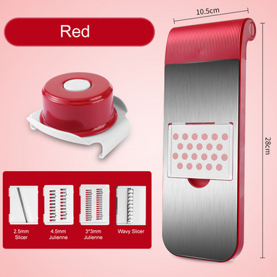 Zöldségreszelő Zöldségszeletelők Aprítógépek Multiszeletelő Hámozó Sárgarépa Gyümölcs 7 az 1-ben Zöldségvágó Konyhai eszközök