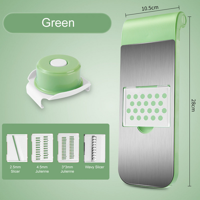 Zöldségreszelő Zöldségszeletelők Aprítógépek Multiszeletelő Hámozó Sárgarépa Gyümölcs 7 az 1-ben Zöldségvágó Konyhai eszközök