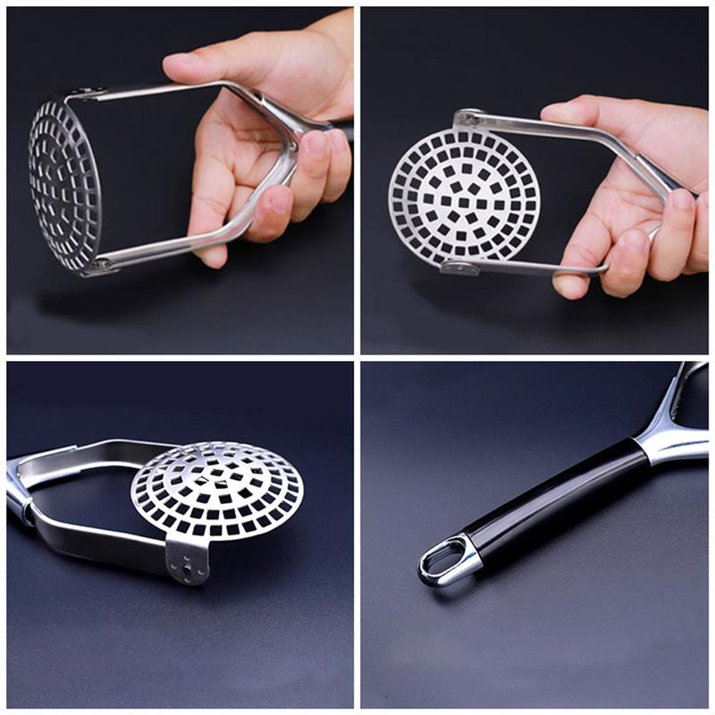 Gnječilica za krumpir od nehrđajućeg čelika Sklopiva ručna gnječilica za gnječenje krumpira Ricer Alati za voće i povrće Kuhinjski dodaci