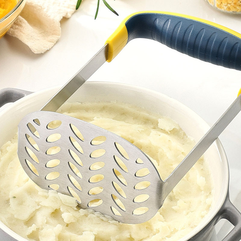 Nouă piure de cartofi din oțel inoxidabil Piure de cartofi dulci, dovleac, fructe, piure de fructe auxiliare, accesorii de bucătărie, gadget de casă