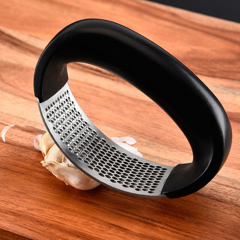 Presă de usturoi din inox Dispozitiv manual de presare pentru usturoi Bucătărie Presă de uz casnic Presă de usturoi Unelte pentru usturoi Accesorii pentru bucătărie