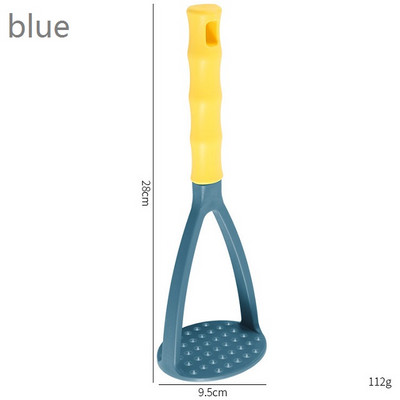 Bulvių grūstuvas, nailoninis nelipnus rankinis nailoninis maisto trintuvas pupelėms maltiems vaisiams, rankinis maišytuvas virtuvės prietaisams vadovas