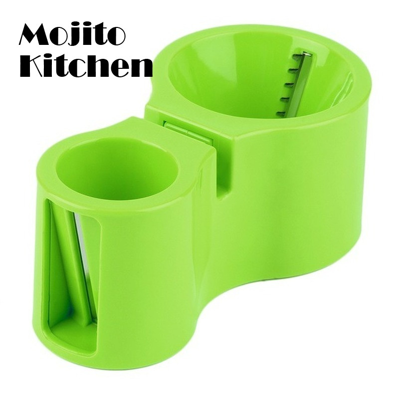 Zöldség spirálvágó vágó hegyező burgonya gyümölcs spirál cukkini saláta növényi kütyü Keuken főző konyhai kiegészítők eszköz