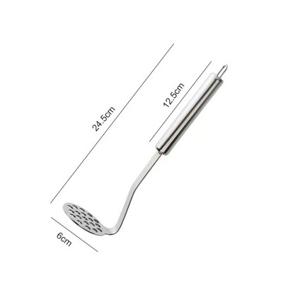 Kreatív konyhai kütyü Sárprés Burgonyanyomó Rizzasztópüré Gyümölcsléfőző Rozsdamentes acél burgonyadaráló nyomógép Gyümölcsszerszámok