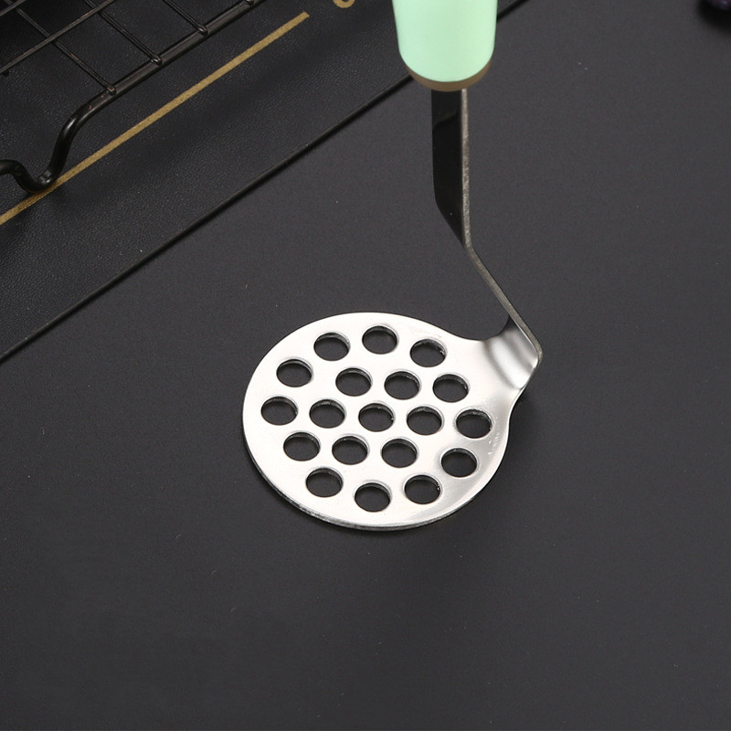 Kreatív konyhai kütyü Sárprés Burgonyanyomó Rizzasztópüré Gyümölcsléfőző Rozsdamentes acél burgonyadaráló nyomógép Gyümölcsszerszámok