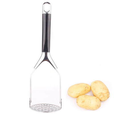 Αξεσουάρ κουζίνας 1 τμχ από ανοξείδωτο χάλυβα Potato Masher Foldable Thickened Manual Smasher Fruit Vegetable Cooked Food Smash Tool