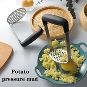 Rozsdamentes acél burgonya iszapnyomású iszapgép Burgonyanyomó Ricer Gyümölcs Zöldség Eszközök Otthoni Konyha Szerszámok Tartozékok
