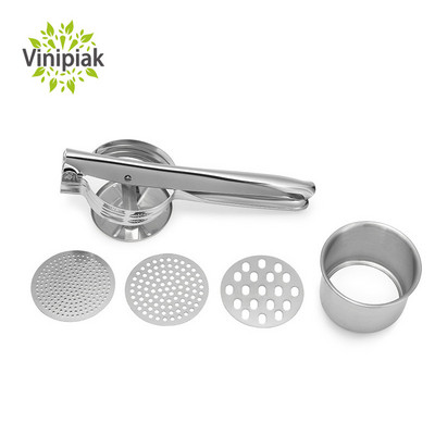 Presă de cartofi 3 în 1 din oțel inoxidabil de înaltă calitate Presă de cartofi Instrumente de zdrobire Accesorii de bucătărie