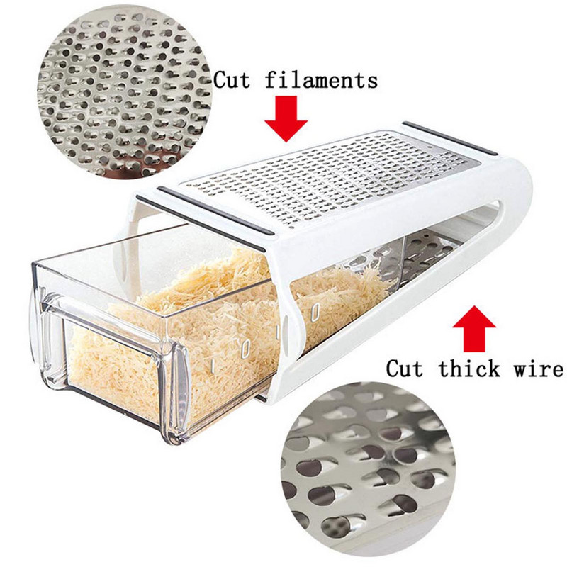 Kétoldalas szeletelő sajtvágó Duplex konyhai eszközök Burgonya sajt vaj reszelő szeletelő Konyhai eszközök