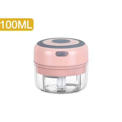 100/250 ml mini-elektriline küüslaugupurustaja, USB laadimismasin Tugev ja vastupidav tšilli köögiviljapurustaja köögitööriist