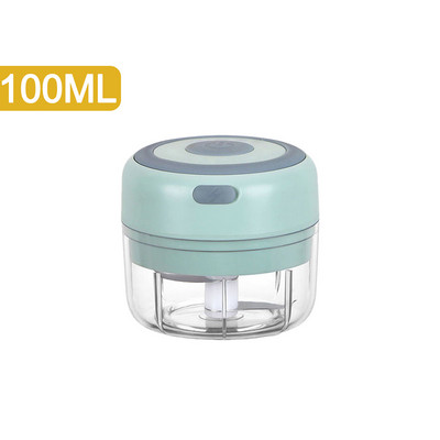 100/250 ml mini-elektriline küüslaugupurustaja, USB laadimismasin Tugev ja vastupidav tšilli köögiviljapurustaja köögitööriist