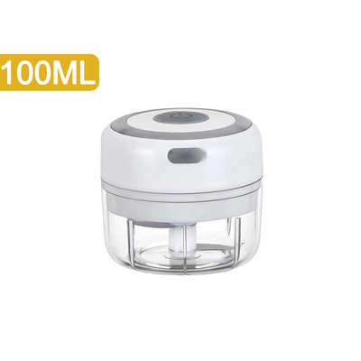 100/250 ml mini-elektriline küüslaugupurustaja, USB laadimismasin Tugev ja vastupidav tšilli köögiviljapurustaja köögitööriist